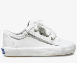 Big Kid's Kickstart Jr. Leather Sneaker<Keds Best