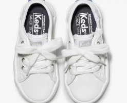 Big Kid's Kickstart Jr. Leather Sneaker<Keds Best