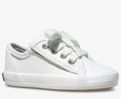 Big Kid's Kickstart Jr. Leather Sneaker<Keds Best