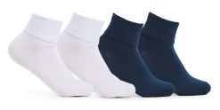 Big Kid's Kids 4 Pk Half Cushion Turn Cuff<Keds New