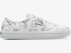 Women's Breezie Canvas Hand Drawn Print Sneaker<Keds Outlet