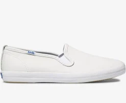 Women's Champion Leather Slip On Sneaker<Keds Best