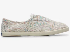 Women's Chillax Textile Natural Weave Slip On Sneaker<Keds