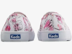 Women's Double Decker Canvas Watercolor Floral Print Slip On Sneaker<Keds Sale