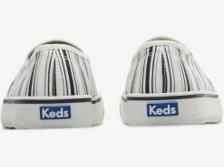 Women's Double Decker Canvas Stripe Slip On Sneaker<Keds Hot