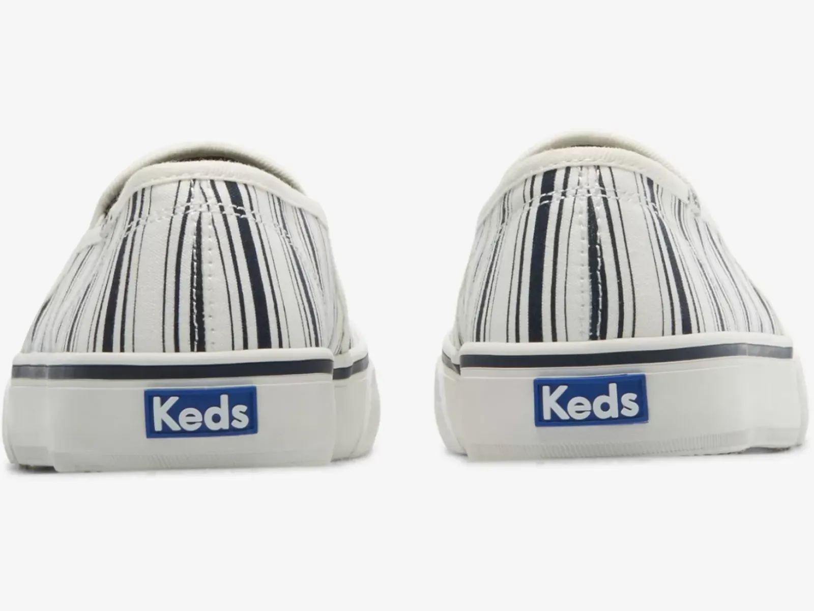 Women's Double Decker Canvas Stripe Slip On Sneaker<Keds Hot