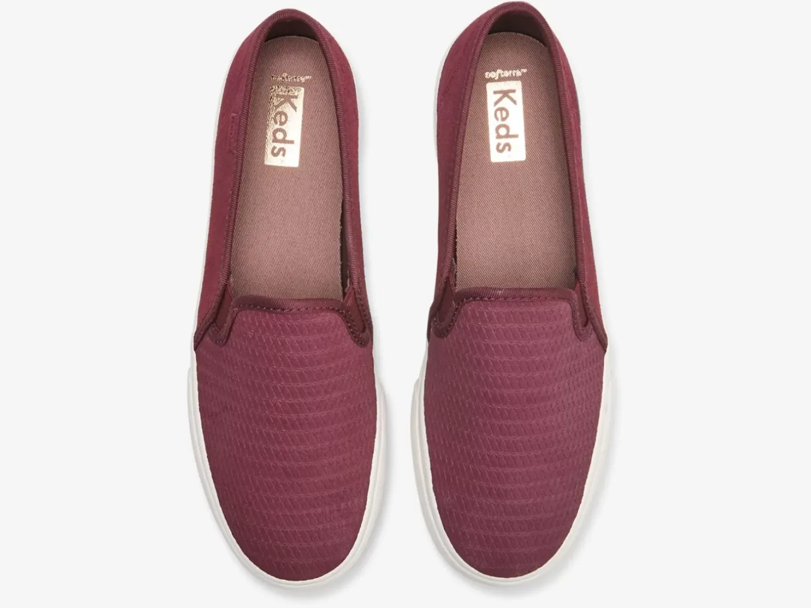 Women's Double Decker Emboss Suede Slip On Sneaker<Keds Hot