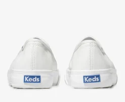 Women's Double Decker Leather Slip On Sneaker<Keds