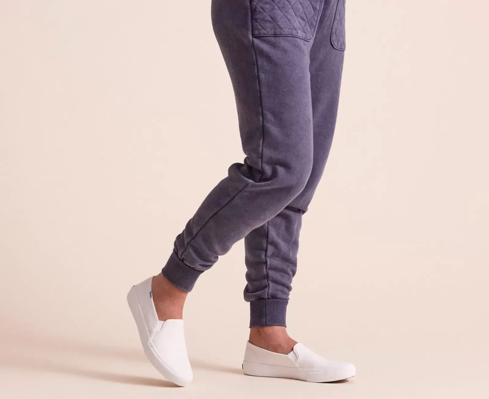 Women's Double Decker Leather Slip On Sneaker<Keds