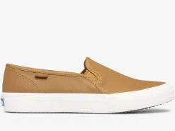 Women's Double Decker Leather Slip On Sneaker<Keds Online