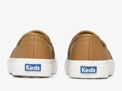 Women's Double Decker Leather Slip On Sneaker<Keds Online
