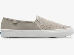 Women's Double Decker Perf Suede Slip On Sneaker<Keds Sale