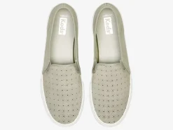 Women's Double Decker Perf Suede Slip On Sneaker<Keds Sale