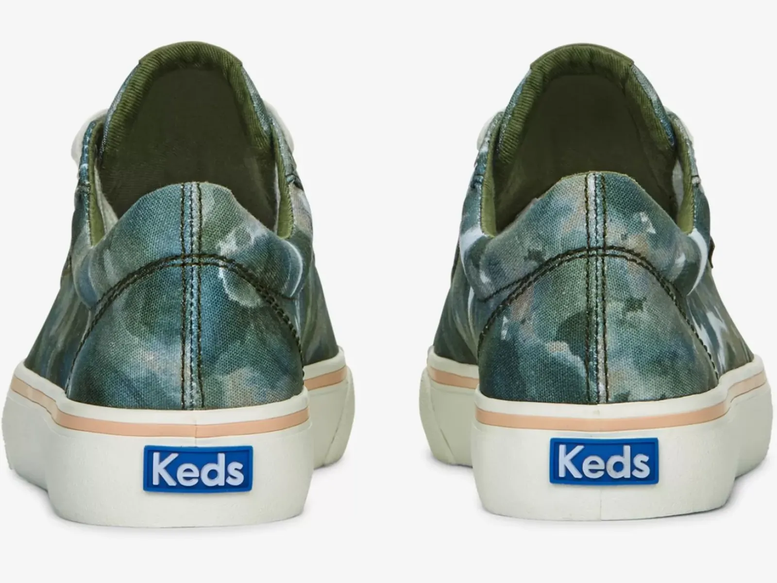 Women's Jump Kick Canvas Abstract Floral Print Sneaker<Keds New