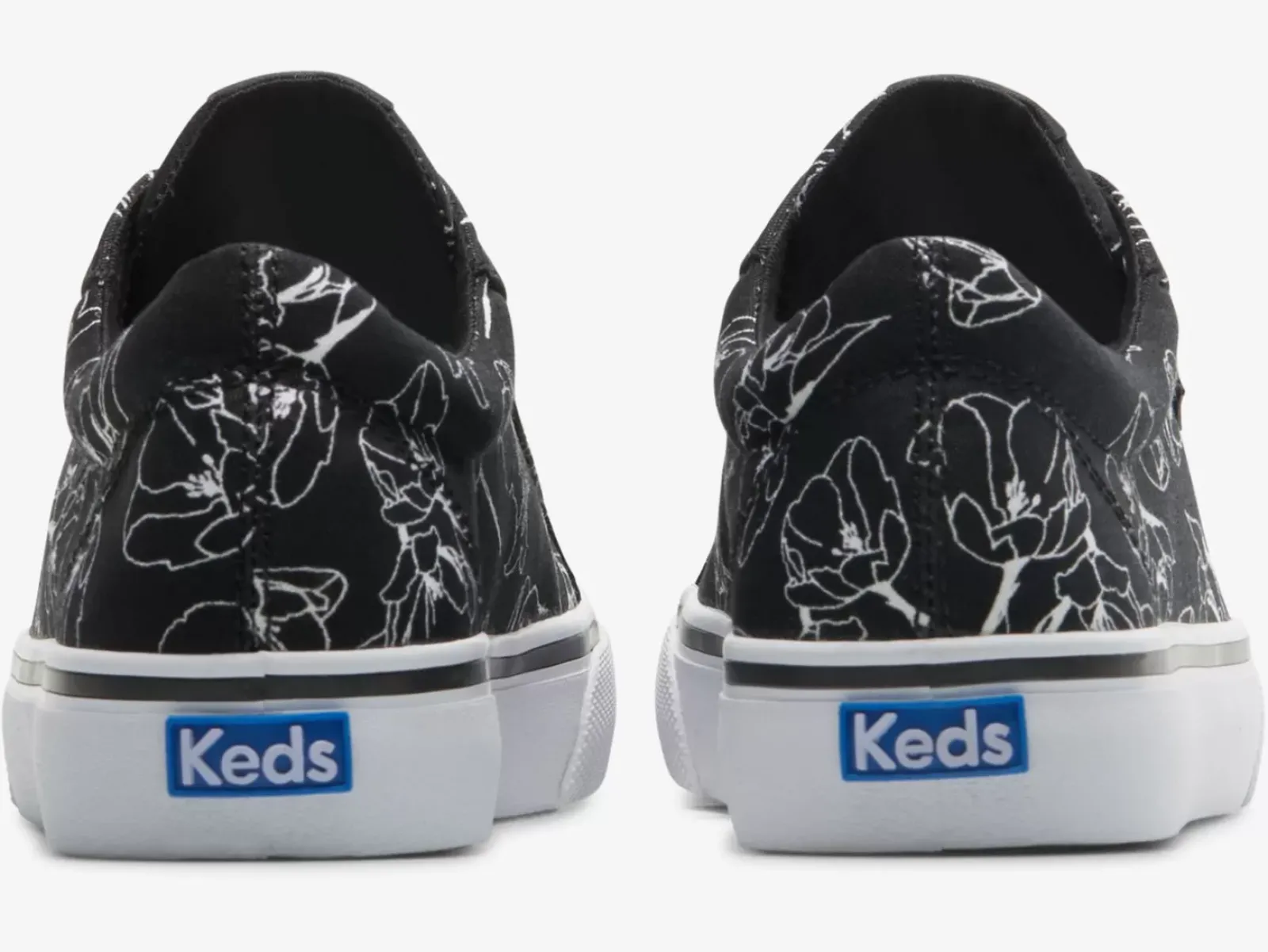 Women's Jump Kick Canvas Hand Drawn Floral Sneaker<Keds Hot