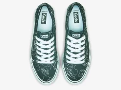 Women's Jump Kick Canvas Hand Drawn Floral Sneaker<Keds Hot