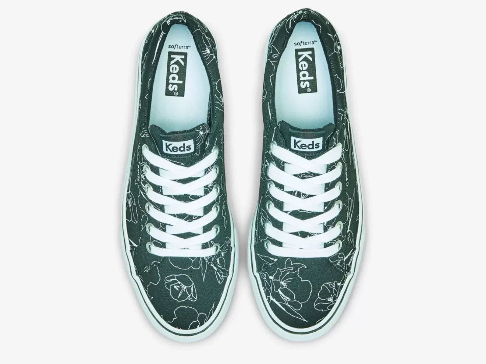 Women's Jump Kick Canvas Hand Drawn Floral Sneaker<Keds Hot