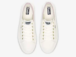 Women's Jump Kick Rib Knit Collar Squares Sneaker<Keds Outlet
