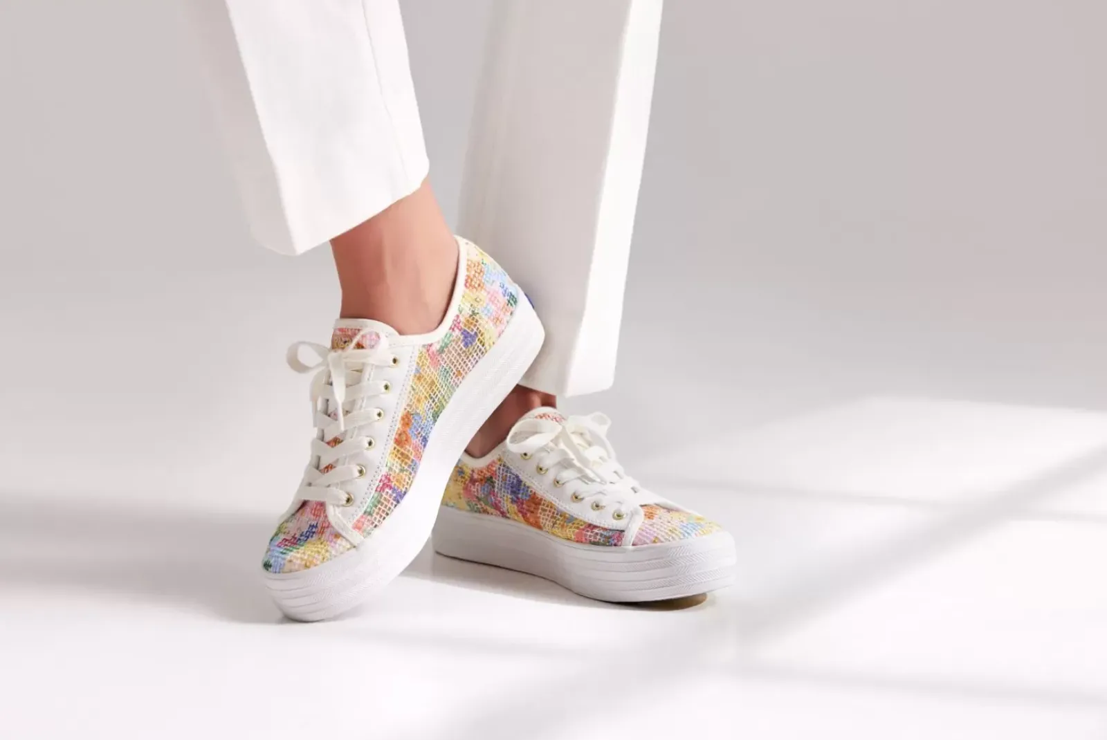 Women's X Rifle Paper Co. Triple Kick Mesh Margaux<Keds Discount