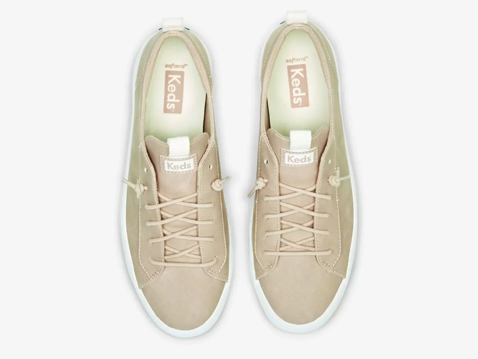 Women's Kickback Faux Leather Slip On Sneaker<Keds Best