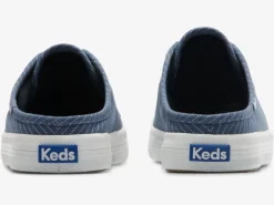 Women's Kickstart Mule Canvas Stripe Slip On Sneaker<Keds Hot