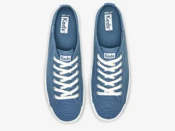 Women's Kickstart Mule Canvas Stripe Slip On Sneaker<Keds Hot