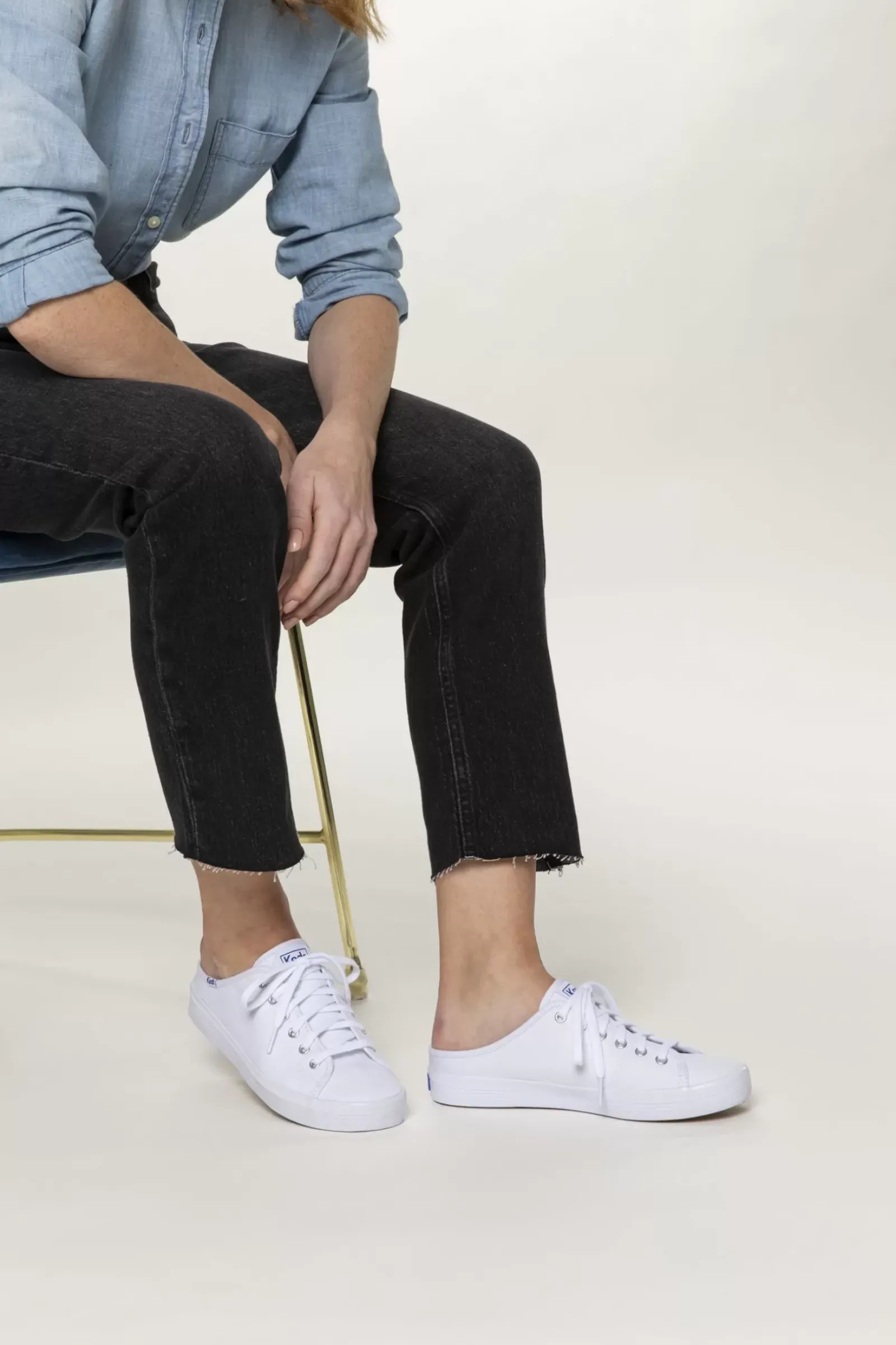 Women's Kickstart Mule Canvas Slip On Sneaker<Keds Hot