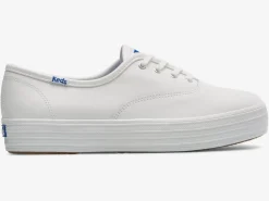 Women's The Platform Leather Sneaker<Keds Hot