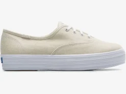 Women's The Platform Metallic Textile Sneaker<Keds Clearance