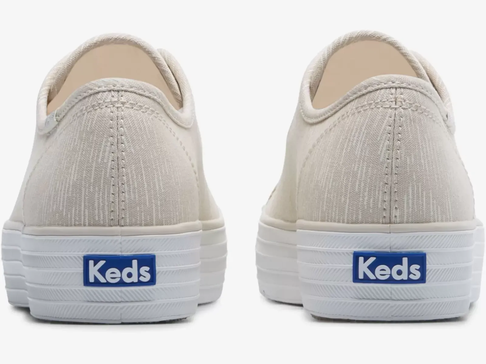 Women's Triple Kick Canvas Lines Print Sneaker<Keds Clearance