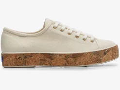 Women's Triple Kick Cork Foxing Sneaker<Keds New
