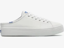 Women's Triple Kick Mule Leather Slip On Sneaker<Keds Best