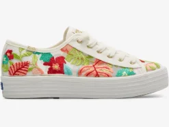 Women's Triple Kick Tropical Embroidery Sneaker<Keds Online