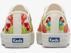Women's Triple Kick Tropical Embroidery Sneaker<Keds Online