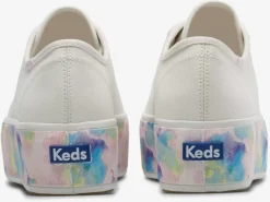 Women's Triple Up Abstract Floral Foxing Sneaker<Keds Clearance