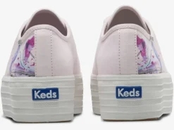 Women's Triple Up Canvas Painterly Floral Sneaker<Keds Discount