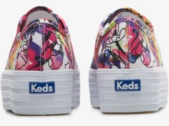 Women's Triple Up Watercolor Floral Sneaker<Keds Best